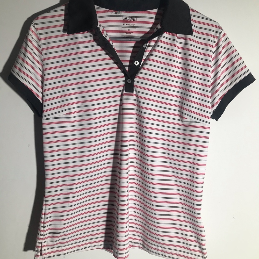 Adidas Climalite Polo Striped shirt